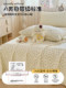 Pure cotton all-cotton edge double-layer yarn sheets single piece student dormitory 1.5m single bed single pillowcase three-piece set summer