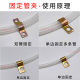 PC oil pipe fixing pipe clip copper pipe clip buckle iron nylon pipe aluminum single double sided card single tube multiple strips 110406