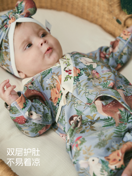 [林深时见鹿]aqpa爱帕新生婴儿衣服连体衣哈衣纯棉春秋宝宝外出服 — 3