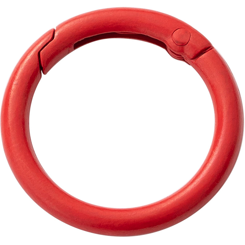 32MM COLOR LACQUERED KEY RING RING CREATIVE OPEN SPRING RING BUCKLE BAG ACCESSORIES HARDWARE ALLOY KEY CHAIN