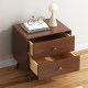 Solid wood rubber wooden bedside table Wasabi style home bedroom bedside simple modern storage cabinet storage cabinet small cabinet