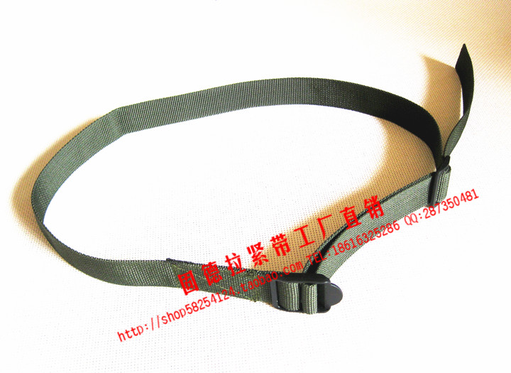 FACTORY CUSTOMIZED  THICKENED ARMY GREEN POLYPROPYLENE NYLON WEBBING MESH BUCKLE WAIST BAG BELT STRAPPING COMPRESSION PACKING AND STRAPPING