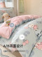 College student dormitory pure cotton bedding three-piece set 100 cotton sheet quilt cover mattress single bed six-piece set