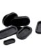 Oval long waist round guard coil environmentally friendly rubber double-sided dust-proof flame retardant outlet ring pass coil ROHS certified