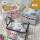 Old book storage box artifact book student book shelf sorting classroom high school book bag dustproof transparent household moistureproof