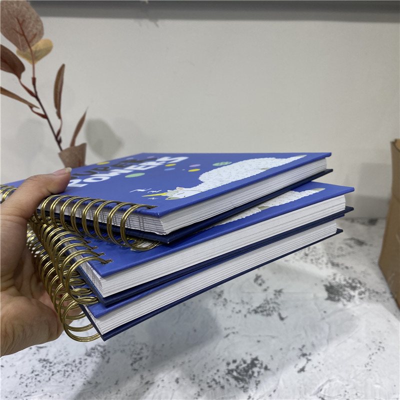 파란색 커버는 보기만 해도 마음이 차분해지는 알파카 북 버블 다이어리 A5 일반 노트입니다