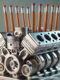 跨境新款V8Engines Stainless Steel Cup发动机摆件无盖咖啡杯