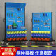 Double-sided hardware tool rack workshop movable screw storage parts box hanging material rack hole plate storage rack