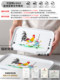 Metamine rooster tableware restaurant hot pot restaurant imitation porcelain rectangular dining plate commercial plate cold dish plate plastic dish