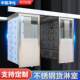 Stainless steel cargo shower room air shower door food workshop air shower room automatic induction cargo shower room channel double air shower room