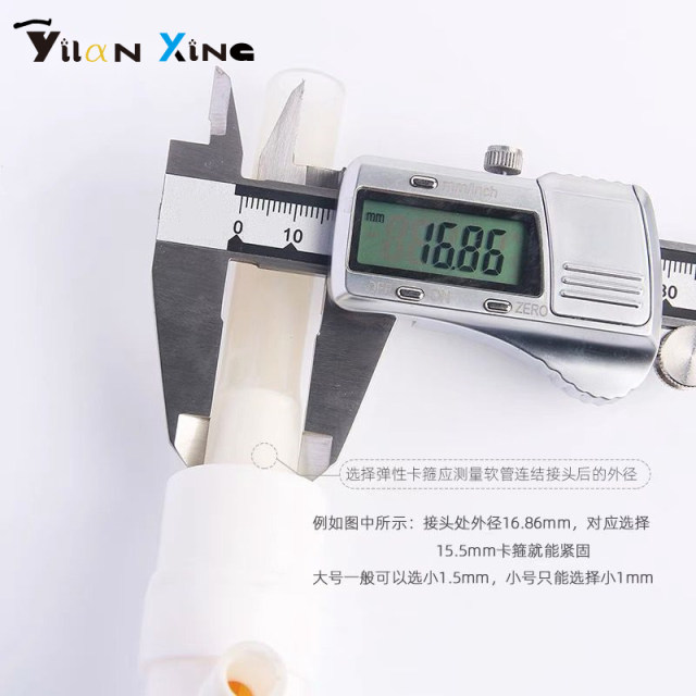 Direct sales car spring single steel wire clamp oil water pipe color zinc clamp spring large size quick load clip buckle 50mm