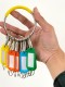 Warehouse key disc disc portable large ring key ring multi-hanging keychain with marking plate management storage tool