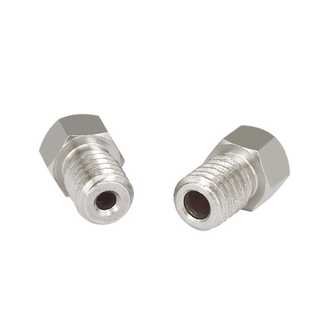 High quality 3D printer accessories 1.75/3mm consumable nozzle extruder nozzle stainless steel nozzle