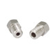 High quality 3D printer accessories 1.75/3mm consumable nozzle extruder nozzle stainless steel nozzle