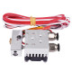 3D printer accessories Single-head color mixing plus extrusion kit Two in and one out Two-color print head Heating hot end