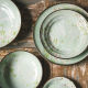 Guyiyao Japan imported underglaze colored tableware autumn cherry large deep plate rice bowl large bowl ramen bowl small round plate soup bowl