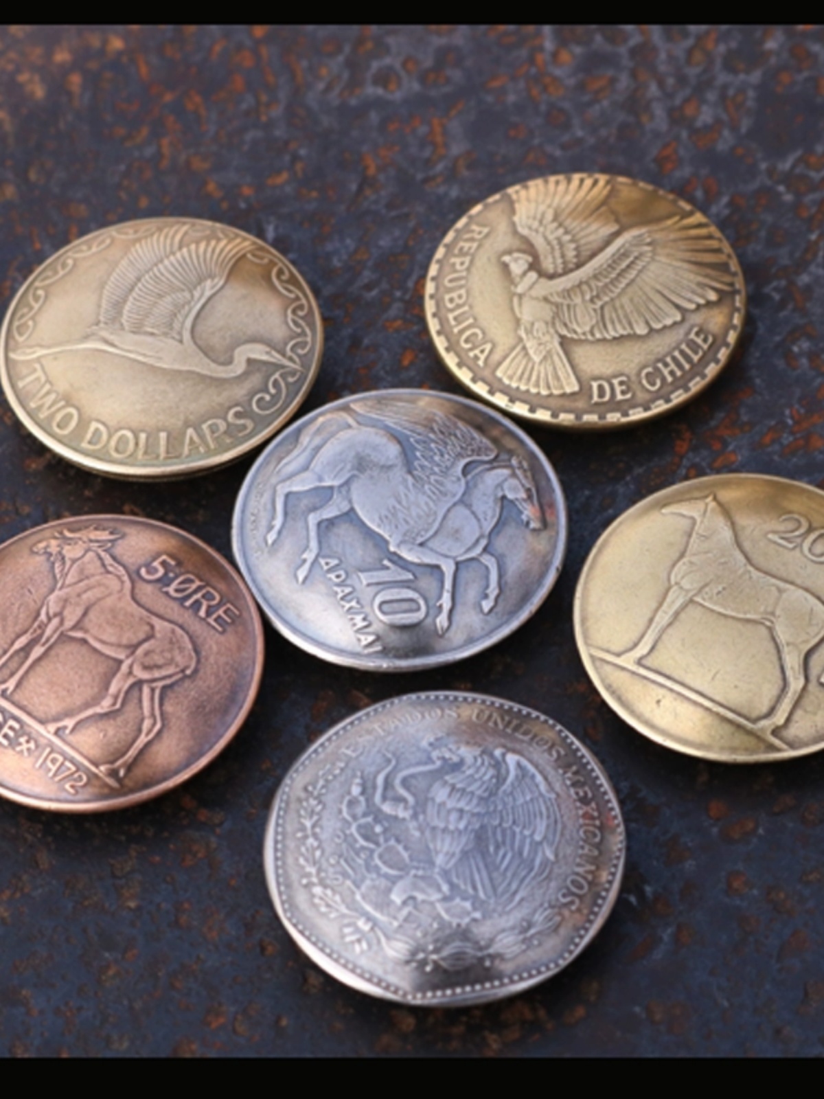 HANDMADE DIY VINTAGE GENUINE MONEY CLOTHES DECORATION BUTTON COIN CUFFLINK LEATHER GOODS CAI CLOTH BUCKLE COIN BADGE 26-27MM