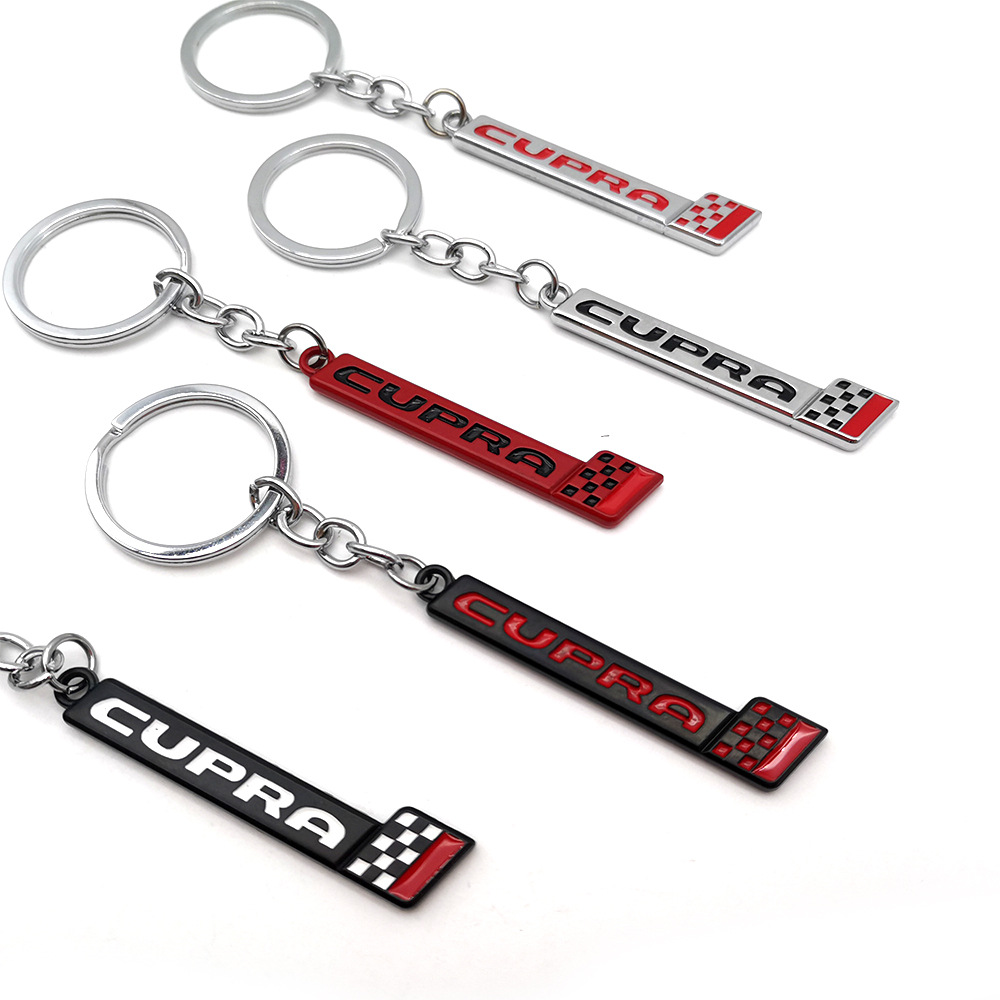 CAR CUPRA METAL CREATIVE METAL PERSONALITY KEYCHAIN FOR SEAT SEAT KEYCHAINS
