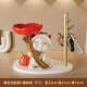 Creative lucky cat tray, porch key storage ornaments for household storage and decorations shoe cabinet resin home decorations