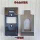 Thickened clothes rod hardware accessories wardrobe cabinet base clothes fixed seat clothes drying hook rod mount cabinet inner flange seat