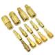 Iron-plated copper quick joint 14-piece set American joint air compressor air pipe joint pneumatic joint tool accessories