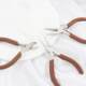 Coffee DIY jewelry jewelry winding pointed mouth round nose pliers multifunction beaded handmade set pliers tool