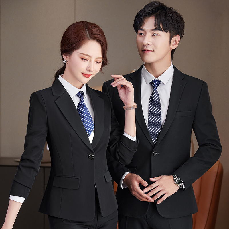 MEN AND WOMEN PROFESSIONAL ATTIRE FORMAL ATTIRE HOTEL MANAGER  S OFFICE  S 4S SHOP OVERALLS SUITS INTERVIEWS WORK CLOTHES CHIEF