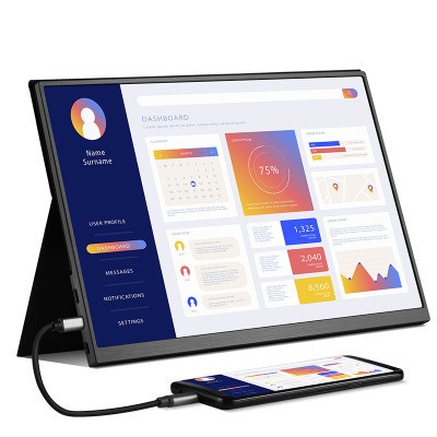 15.6 INCH IPS ULTRA-THIN HDR DISPLAY TYPE-C ONE-LINE COMMUNICATION PORTABLE PS4 DISPLAY MOBILE PHONE SAME SCREEN TOUCH