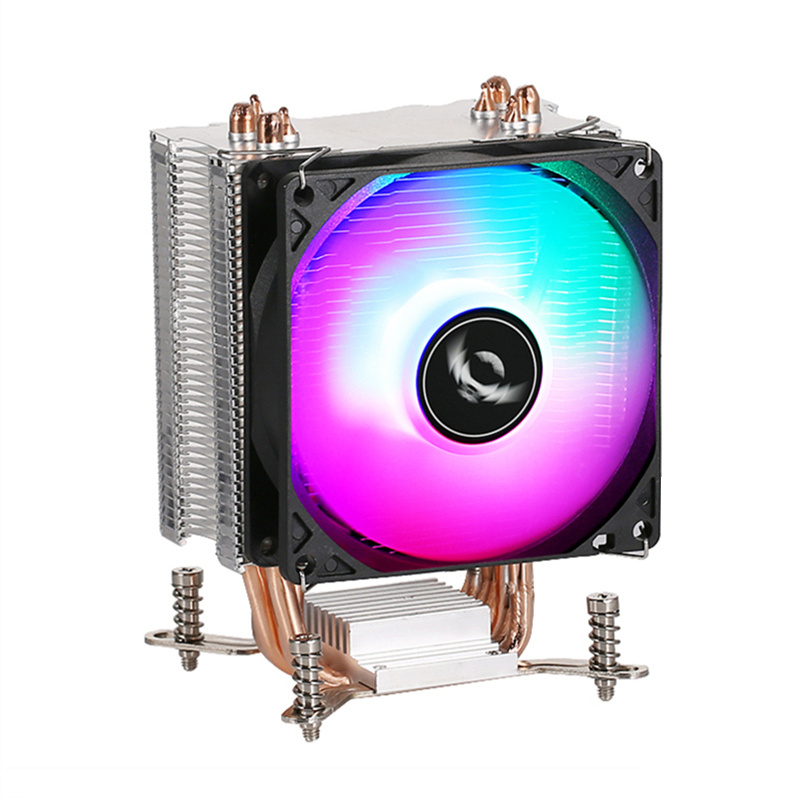 6 COPPER TUBE LGA2011-PIN CPU HEATSINK X79 UNIVERSAL X99 MOTHERBOARD DUAL CPU FAN 4PIN TEMPERATURE CONTROL SILENT