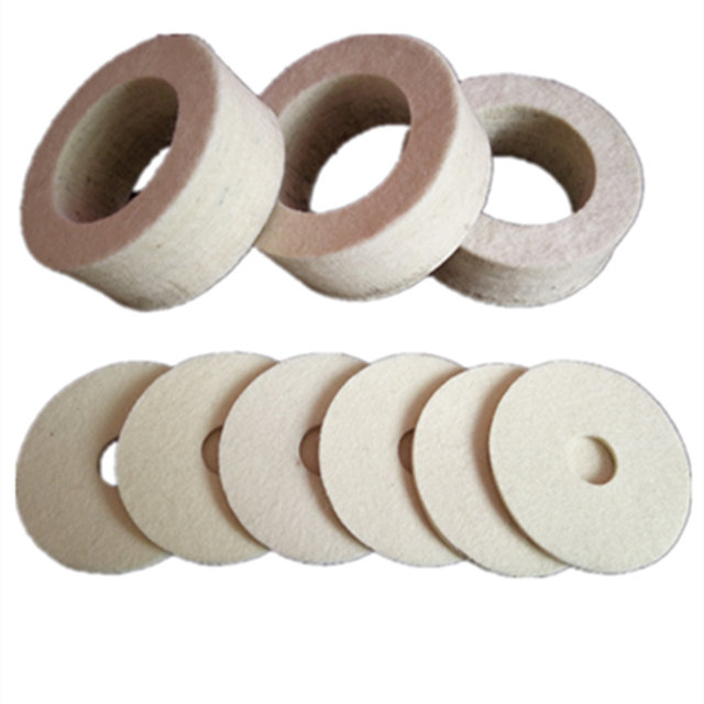 Industrial wool felt gasket oil seal felt ring seal gasket high density wear resistance high temperature oil absorbing felt ring gasket strip