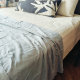 Foreign trade export soft, delicate and cool Tiansi linen pillowcase bed sheet single product pure color four season bedding