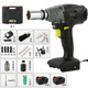 Manganese 360 brushless electric wrench lithium battery carbon brushless impact wrench charging tool rack work board gloves