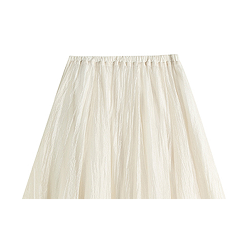 DISCOUNT WOMENS SKIRT SUMMER 2024 NEW SMALL LONG SKIRT A-LINE MESH