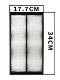Adapted to Foton Revo Excavator FR60E65 75 80E2 Sany55 60 new air conditioner filter element filter mesh