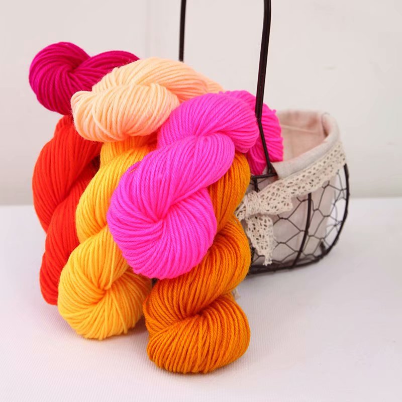 ACRYLIC WOOL MEDIUM THICK THREAD HAND-KNITTED SWEATER HOOK SHOES HOOK SLIPPERS HIT COTTON SHOES PILLOW ACRYLIC YARN BALL