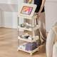 Storage rack Multi-functional living room, kitchen and bedroom storage top can be placed with flat panel easel large capacity small cart