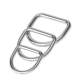 304 stainless steel D-shaped buckle D-shaped half-circular buckle D-shaped buckle seamless steel ring lifting U-shaped connection buckle