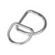 304 stainless steel D-shaped buckle D-shaped half-circular buckle D-shaped buckle seamless steel ring lifting U-shaped connection buckle