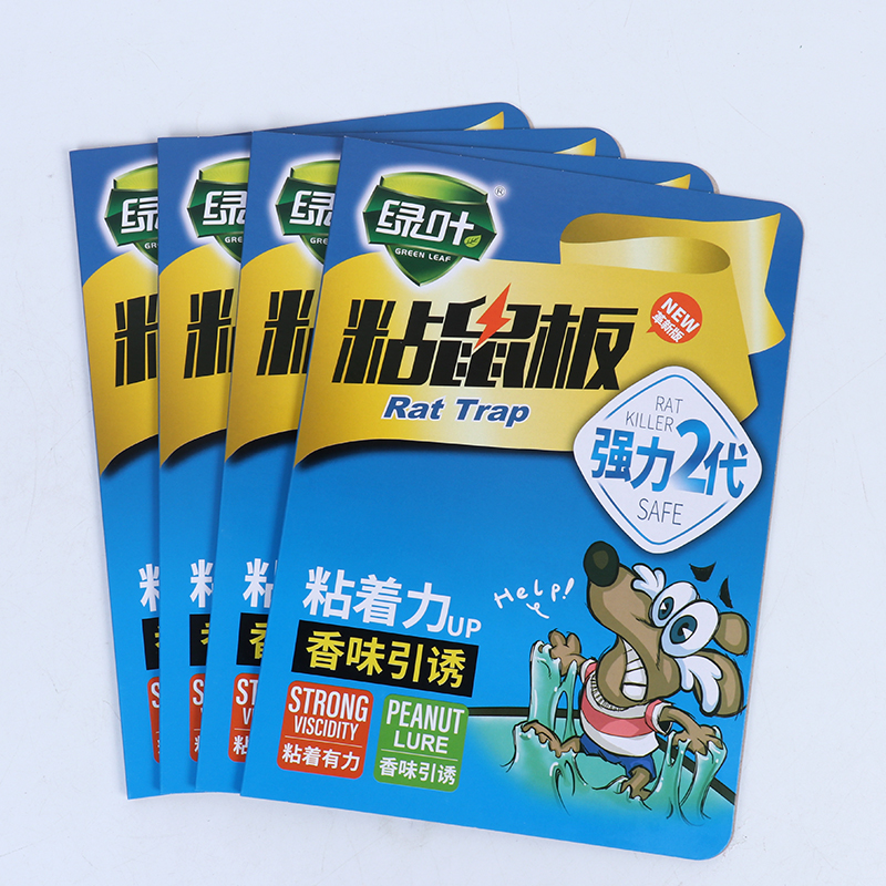 [10 장] 2108 GREENLEAF POWER KING 2세대 대형 쥐 고정 보드 고효율 마우스 스티커 스티커 스티커를 유혹하는 마우스 트래핑 도구 벨트