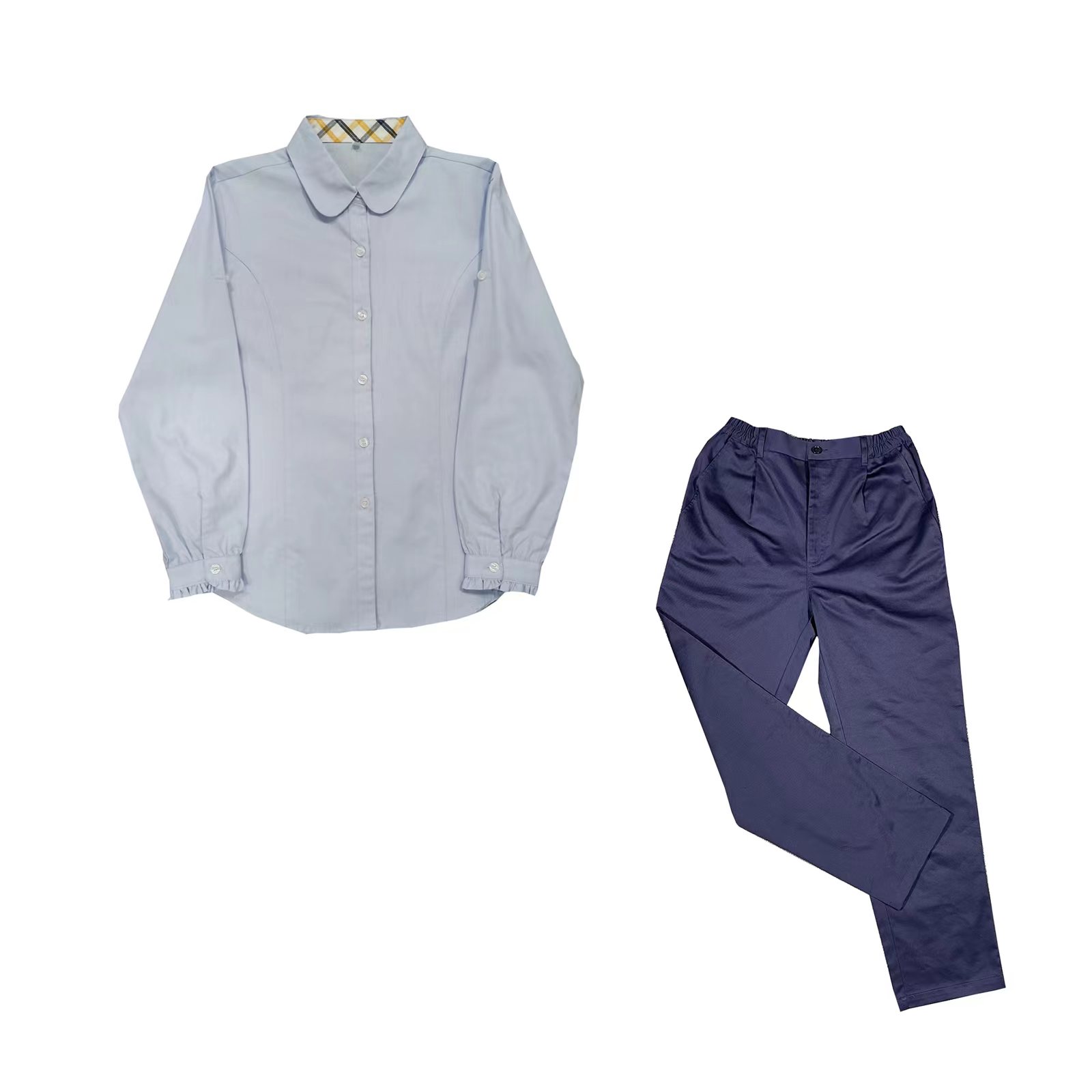 [SCHOOL OF ECONOMICS AND BUSINESS] WOMENS LONG SLEEVE SHIRT SET 11005 11013A