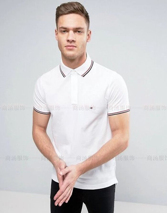 MENS POLO SHORT SLEEVE SHIRT WANNIAN CLASSIC COTTON SHORT SLEEVE SHIRT PIQUE COTTON BUSINESS CASUAL SUMMER