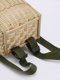 Bamboo woven back basket buy groceries and baskets bamboo basket pick tea dance props storage basket hand-woven basket shoulder load-bearing