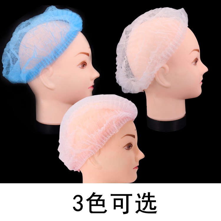 DISPOSABLE SHOWER CAPS BEAUTY SALONS HAIRDRESSING SPECIAL MENS AND WOMENS BATHS THICKENED NOT ENLARGED WATERPROOF AND FUME-PROOF HOUSEHOLD HAIR MASKS