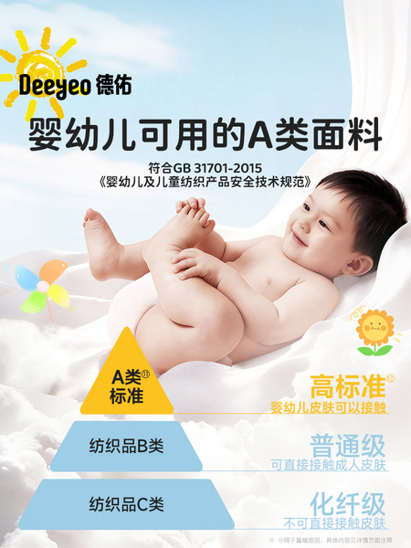 德佑儿童一次性内裤纯棉平角女童男童灭菌免洗日抛裤旅行四角短裤 — 3