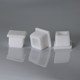 High-quality square rubber plug, soft square T-type rubber plug, waterproof seal plug, white hole plug 25*25
