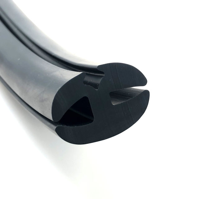Three-port window glass insert cabinet door insertion three-port rubber sealing strip mechanical door and window glass strip H-type clamp strip