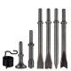 150/190/250 Air shovel pneumatic shovel blade shovel head pneumatic pick tool accessories rust remover round handle V-shaped flat head