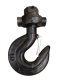 Crane electric hoist hook hook hook head hook driving accessories double beam sky truck 35101620 tons QD hook head