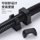 Plastic bellows fixing bracket hose curved with cover snap-through threading tube gray tube card PA nylon fixing seat