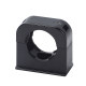 Plastic bellows fixing bracket hose curved with cover snap-through threading tube gray tube card PA nylon fixing seat